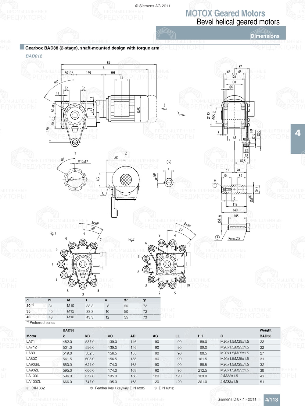 Мотор-редуктор Flender B-BZ38 Flender B-BZ38